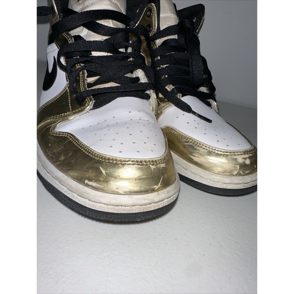 Jordan 1 Mid SE Men\'s‎ Size 8.5 - Metallic Gold With Box Shoes Sneakers main image 6